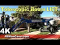 RIDING a LIFT Genie S-45 XC Telescopic Boom Review JBManCave com