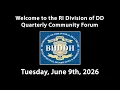 DD Community Forum Tuesday June 9th 2026
