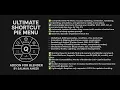 Ultimate Shortcut Pie Menu - Your All in One Blender Productivity Booster