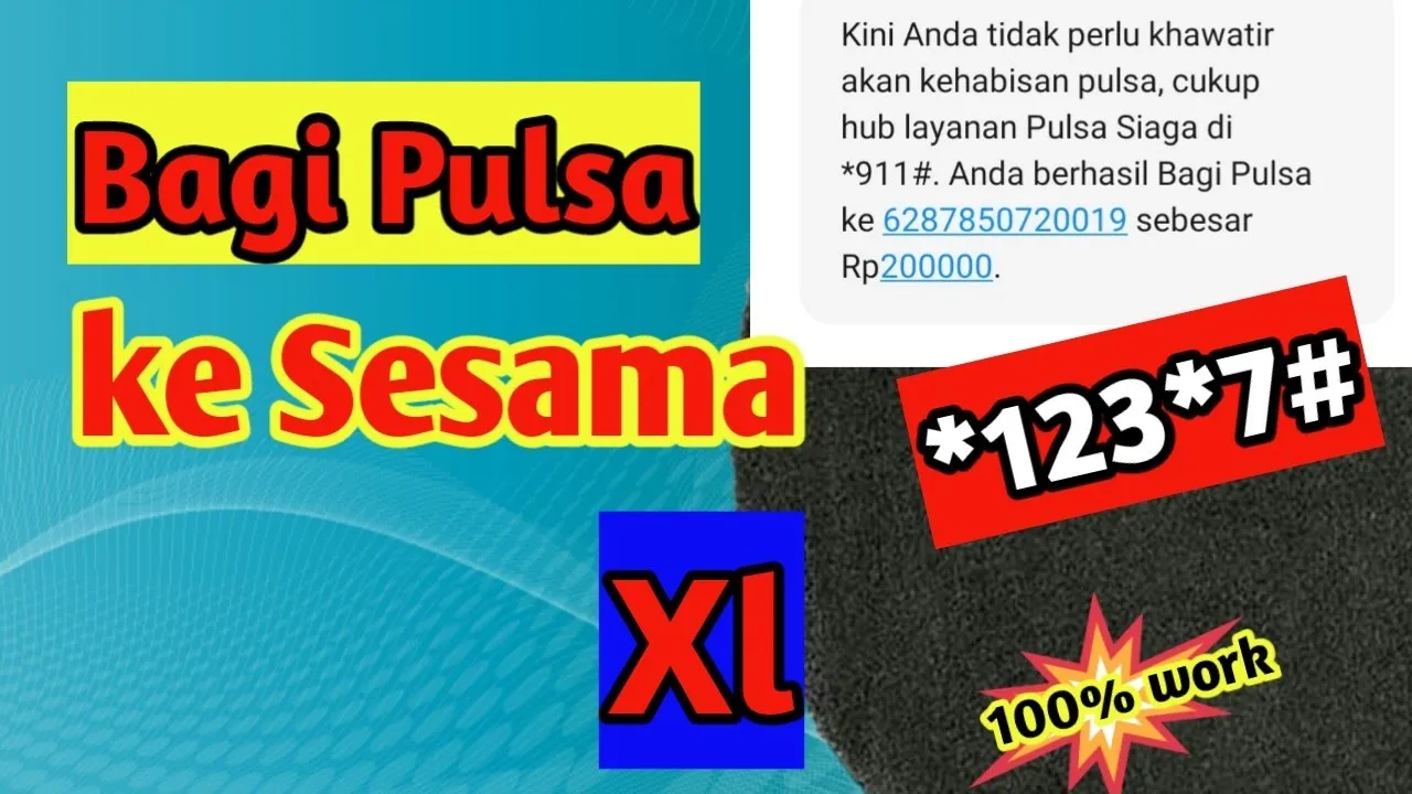 ... pulsa ke dana ) https://youtu.be/5qV0rOUwD84 2 Cara transfer pulsa xl menggunakan sms https://yo. 