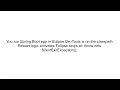 Breakpoint at throw new SilentExitException in Eclipse Spring Boot Explained