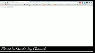 How To Get Select Option Value From MySQL Database Using Php with source code