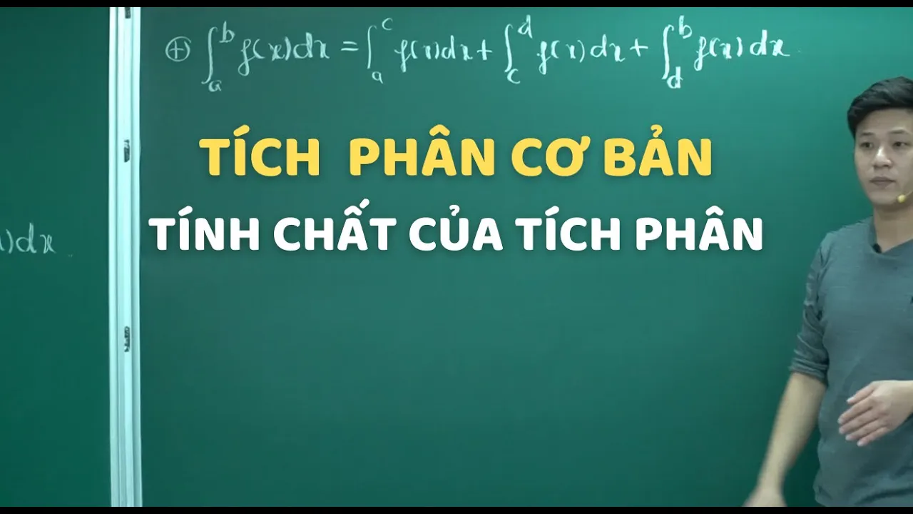 TÍCH PHÂN CƠ BẢN - TÍNH CHẤT CỦA TÍCH PHÂN || Ôn tập toán 12