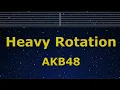 Download Lagu Karaoke♬ Heavy Rotation - AKB48 【No Guide Melody】 Instrumental, Lyric Romanized