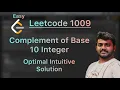 Leetcode 1009 Complement of Base 10 Integer