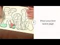 Free Kala Name Coloring Page