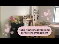 UCR Lothian Dorm Room Tour my unconventional dorm room arrangement
