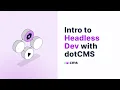 Headless Development with a JavaScript SDK dotCMS