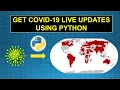 COVID-19 Live data updates using python AK