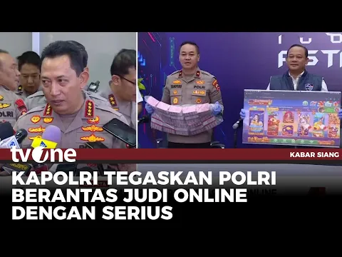 Komitmen Polri Berantas Judi Online