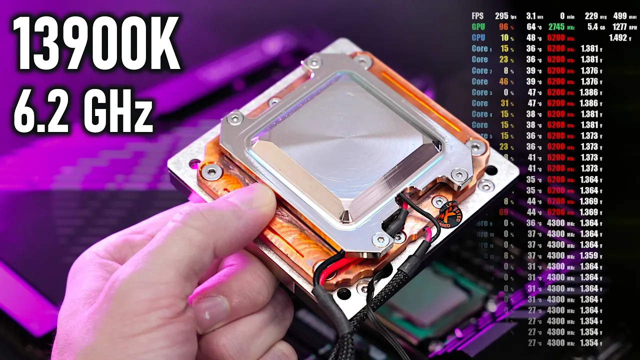 Mit diesem einzigartigen 500€ Wasserkühler lässt sich der 13900K auf über 6 GHz übertakten