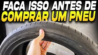 TESTE SIMPLES ANTES DE COMPRAR  PNEUS - Saiba se o Pneu é bom!