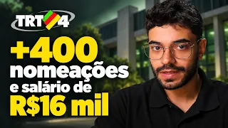 Concurso TRT-4 (RS) publicado! Salários até R$16 mil e CONTEI TUDO
