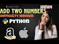 Leetcode 2 Add Two Numbers Python - HINDI