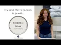 Sherwin Williams Modern Gray with Coordinating Paint Colors