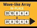 280 Wiggle sort Wave-like array