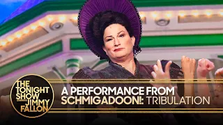a performance from schmigadoon tribulation the tonight show starring jimmy fallon