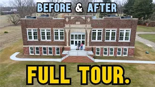 We live in this SCHOOL! How did we buy it? + FULL TOUR