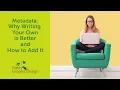 how to add meta data wordpress website