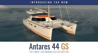 New Antares 44 GS Catamaran.  Guided tour and review.  Built to be a live-aboard world cruising boat