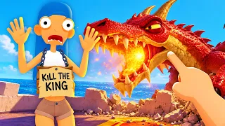 Using a DRAGON to KILL People in VR