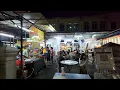 Famous Evening Hawker Centre in Lebuh Presgrave Street (Third Street) Sa Tiau Lor Georgetown Penang