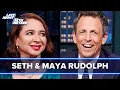 Maya Rudolph Does Improv with a Basket of Wigs, Reveals a Cut SNL Sketch and Seth's Paris Hilton Bet
