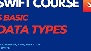 Swift Course Six Basic Data Types In Swift