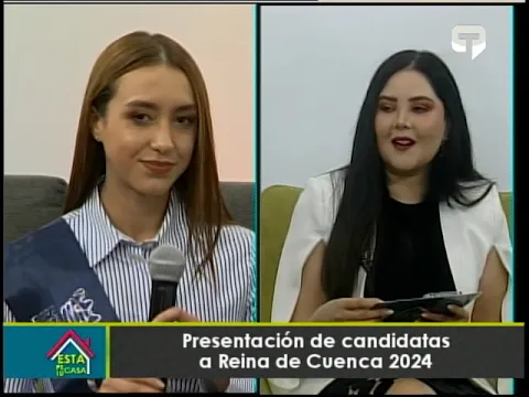 Nicole Martinez, Natalia Arizaga Hamilton y María José Cordova, candidatas a Reina de Cuenca 2024