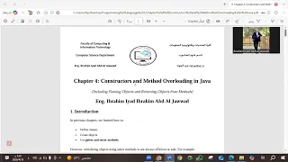 Chapter 4 - Constructors and Method Overloading in Java