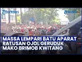 Download Lagu TERIAKAN PEMBUNUH MENGGEMA! Ratusan Ojol Kepung \u0026 Lempari Batu Mako Brimob Kwitang, TNI Turun Tangan