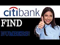 How To Find Citibank Account Number And Routing Number 2025
