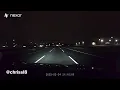 New Jersey Turnpike Timelapse February 2022 Car Lanes from Exit 7A to Exit 10