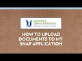 How to Upload Documents To My SNAP Application
