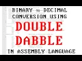 125 Binary to Decimal Conversion using the Double Dabble Method in 68 bytes of 8085 Assembly