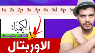 كيمياء الثالث متوسط الفصل الاول الاوربتالات ومستويات الطاقة 