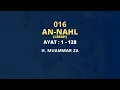 Download Lagu Murottal Merdu Muammar ZA 016 : Surat An-Nahl