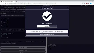 Basic Javascript Comparisons with the Logical Or Operator freeCodeCamp