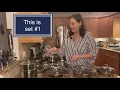 Princess House nonstick cookware package set