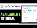 How to Use Hotschedules Availability 2025 FULL TUTORIAL
