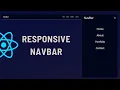 React Responsive Navbar tutorial using useState hook and conditional classes