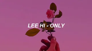 Download 이하이 (Lee Hi) - 'ONLY' Easy Lyrics MP3