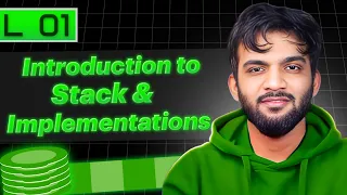 L1 Introduction to Stack and Queue Implementation using Data Structures