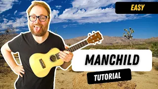 Manchild - Sabrina Carpenter (EASY UKULELE TUTORIAL)