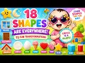 Shapes Are Everywhere What Will Each Shape Become 18 Shapes 72 Fun Transformations