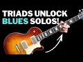 UNLOCK BLUES SOLOS over Chord Changes with TRIADS