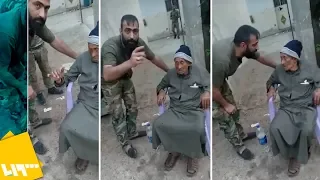 م سن يرفض الانصياع لأوامر عناصر الأسد في قلعة المضيق بريف حماة دندنها