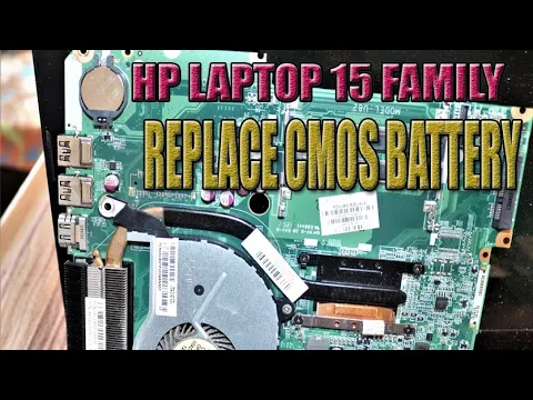 Download MP3 HP 15 Laptop CMOS Battery Replacement, Full Diassembling Guide