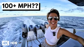 MIND BLOWN 🤯 Midnight Express 43 Open Sea Trial & Full Tour Fast Performance Racing Boat