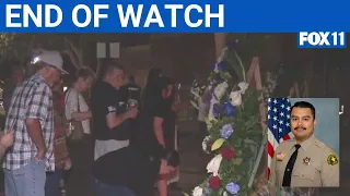 Vigil held for California deputy Andrew Nunez FOX 11 LA